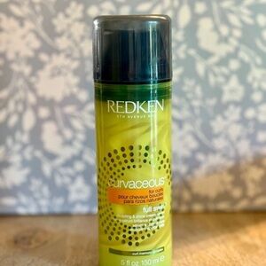 FULL BOTTLE Redken Curvaceous Full Swirl Cream-Serum - Yellow and Black